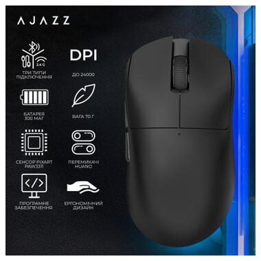 Мышка Ajazz x Nacodex NJ08-MC Wireless/Bluetooth/USB White (NJ08-MC-W) фото №7