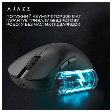 Мышка Ajazz x Nacodex NJ08-MC Wireless/Bluetooth/USB White (NJ08-MC-W) фото №13