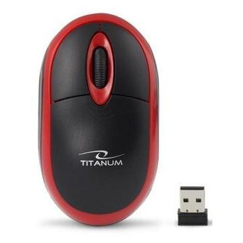 Мишь Esperanza Titanum TM116R Black/Red, Optical, Wireless, 1000 dpi фото №1