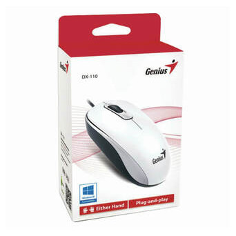 Миша Genius DX-110 USB White 31010116102 фото №5