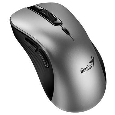 Мишка Genius Ergo 8100S AI Silent Wireless Grey (31030040404) фото №1