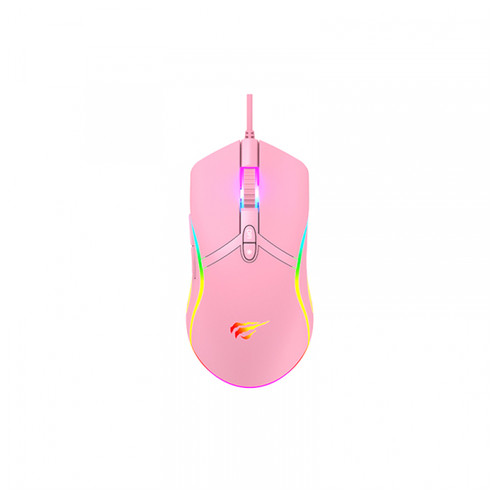 Ігрова миша провідна HAVIT HV-MS1026 USB Pink (HV-MS1026) фото №5