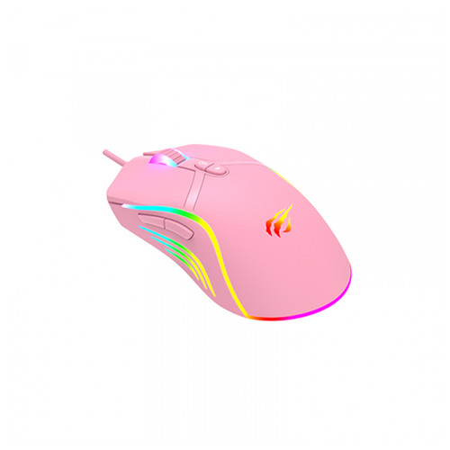 Ігрова миша провідна HAVIT HV-MS1026 USB Pink (HV-MS1026) фото №2