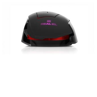 Миша REAL-EL RM-520 Gaming USB Black фото №4