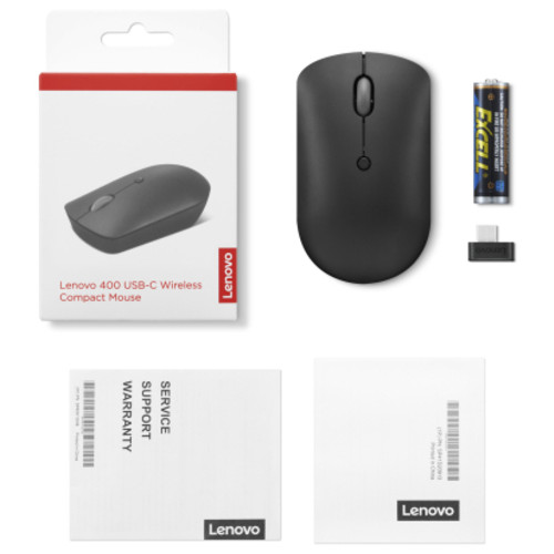 Мишка Lenovo 400 USB-C Wireless Black (GY51D20865) фото №7