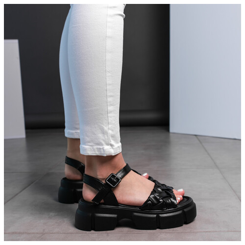Жіночі сандалі Fashion Bailey 3632 37 розмір 24 см Чорний фото №2