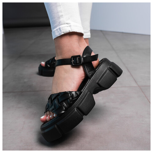 Жіночі сандалі Fashion Bailey 3632 37 розмір 24 см Чорний фото №8