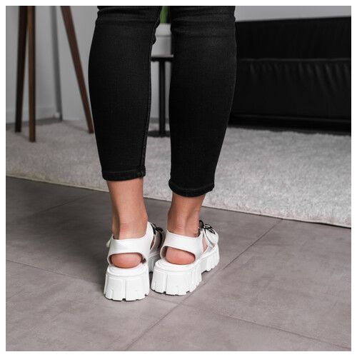 Жіночі сандалі Fashion Nala 3651 41 розмір 25.5 см Білий фото №8