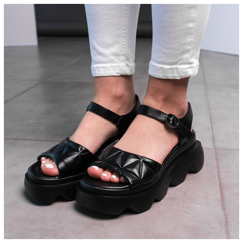 Жіночі сандалі Fashion Penny 3605 39 розмір 25 см Чорний фото №1