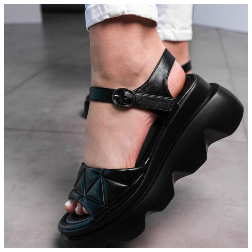 Жіночі сандалі Fashion Penny 3605 39 розмір 25 см Чорний фото №16