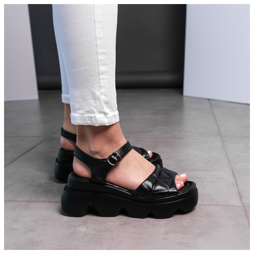 Жіночі сандалі Fashion Penny 3605 39 розмір 25 см Чорний фото №14