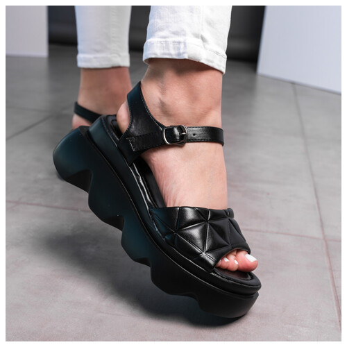 Жіночі сандалі Fashion Penny 3605 39 розмір 25 см Чорний фото №4