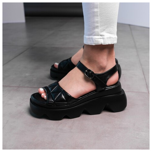 Жіночі сандалі Fashion Penny 3605 39 розмір 25 см Чорний фото №6