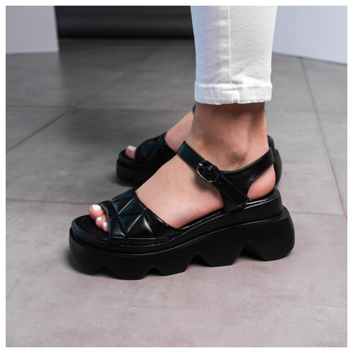 Жіночі сандалі Fashion Penny 3605 39 розмір 25 см Чорний фото №15