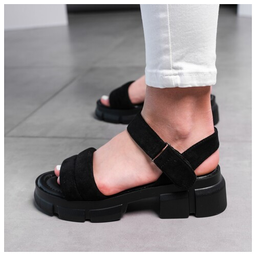 Жіночі сандалі Fashion Sheba 3629 40 Розмір 25.5 см Чорний фото №4