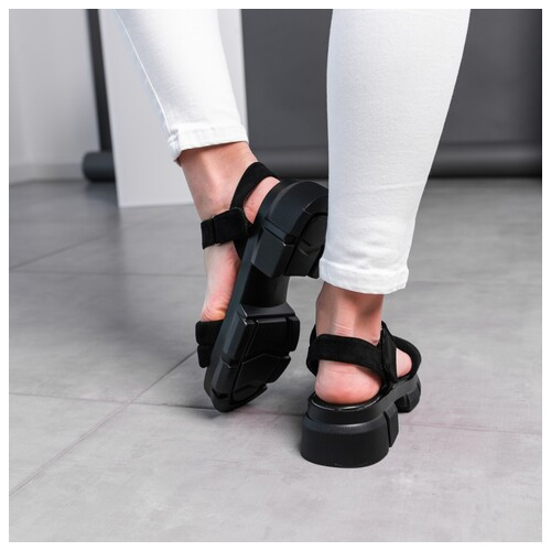 Жіночі сандалі Fashion Sheba 3629 40 Розмір 25.5 см Чорний фото №5