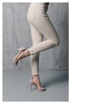 Жіночі босоніжки Fashion Worthy 3996 36 розмір 23.5 см Сірий фото №7