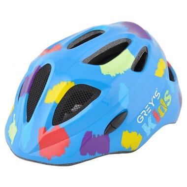 Велосипедний шолом дитячий Greys М синій матовий GR22333 фото №1