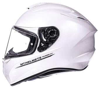 Мотошолом MT Helmets TARGO Solid A0 Gloss White XXL фото №1