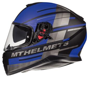 Мотошолом MT Helmets Thunder 3 SV PITLANE Matt Blue S фото №1