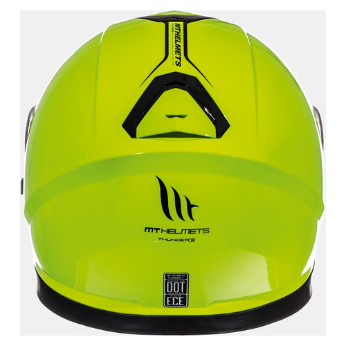 Мотошолом MT Helmets Thunder 3 SV SOLID HI-VIZ Yellow L фото №2