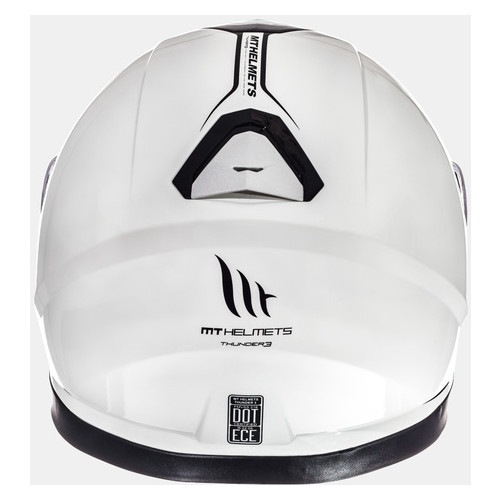 Мотошолом MT Helmets Thunder 3 SV SOLID Pearl White S фото №2