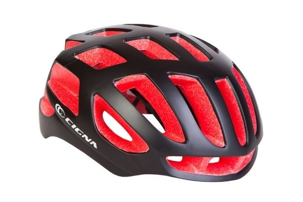 Шолом велосипедний Cigna TT-4 чорно-червоний L (58-61см) (HEAD-024) фото №1