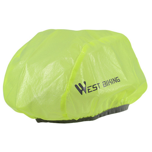 Чохол світловідбивний West Biking 0708081 Green для велосипедного шолома фото №1