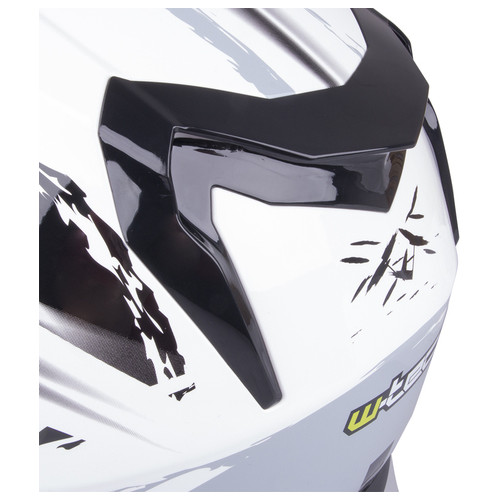 Mотоциклетний шолом W-TEC V122 – чорно-білий / XS (53-54) (15784-XS-2) фото №5