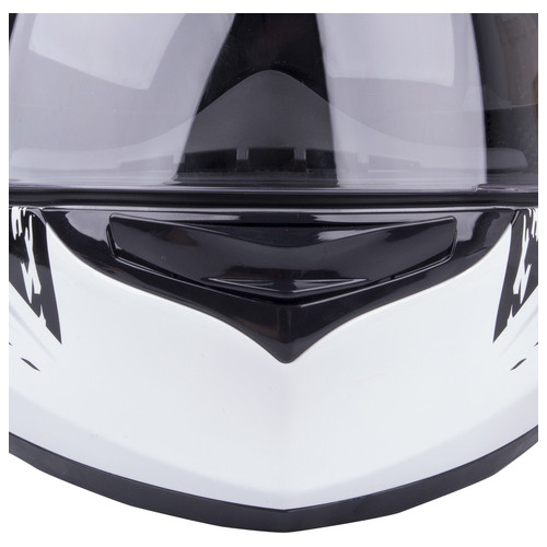 Mотоциклетний шолом W-TEC V122 – чорно-білий / XS (53-54) (15784-XS-2) фото №9