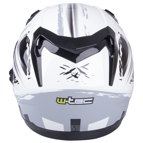 Mотоциклетний шолом W-TEC V122 – чорно-білий / XS (53-54) (15784-XS-2) фото №6