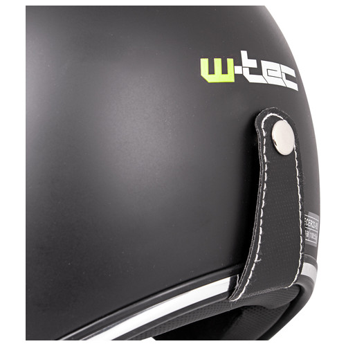 Мотоциклетний шолом W-TEC 629 з козирком - розмір XS (53-54), чорний блискучий (18455-XS-1) фото №5