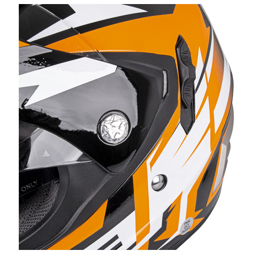 Мотоциклетний шолом W-TEC Dualsport – чорно-флуо-помаранчевий / L (59-60) (21624-L-1) фото №6