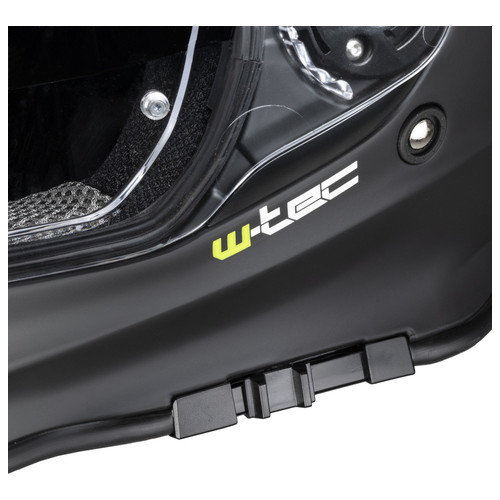 Мотоциклетний шолом W-TEC V331 PR - матово-чорний / L (59-60) (21615-L) фото №7