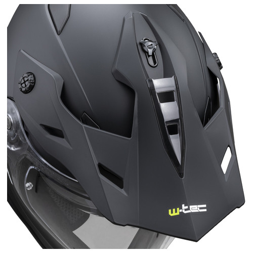 Мотоциклетний шолом W-TEC V331 PR - матово-чорний / S (55-56) (21615-S) фото №5