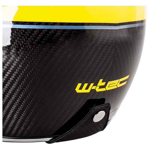 Мотоциклетний шолом W-TEC Vacabro - розмір L(59-60) / блискучий вуглець (17254-L-1) фото №9