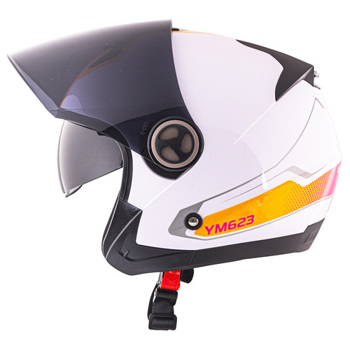 Мотоциклетний шолом W-TEC Yellamo - S (55-56)/білий (20350-S) фото №2