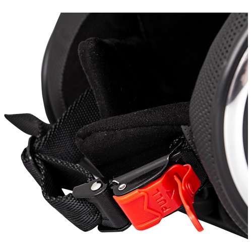 Мотоциклетний шолом W-TEC з окулярами Ageless - XXL(63-64) / чорний блеск (18455-SADA-XXL-1) фото №5