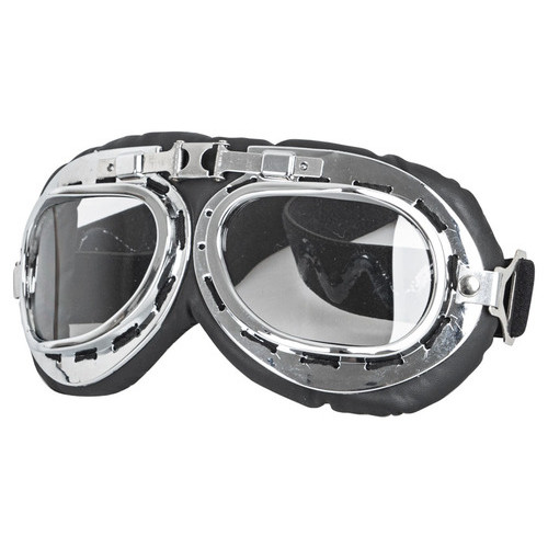 Мотоциклетний шолом W-TEC з окулярами Ageless - XXL(63-64) / чорний блеск (18455-SADA-XXL-1) фото №3