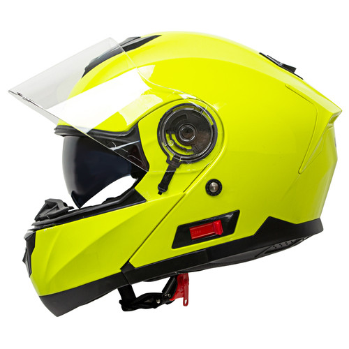 Перекидной мотоциклетный шлем W-TEC Lanxamo - жовтий/XXL (63-64) (18443-XXL-3) фото №2