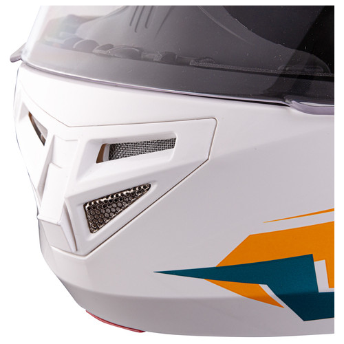 Мотоциклетний шолом, що перекидається W-TEC Vexamo PI Graphic w/ Pinlock - біла графіка/S (55-56) (20617-S-2) фото №8
