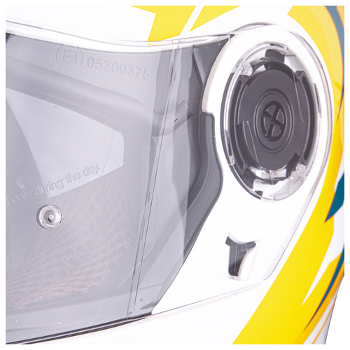 Перекидний мотоциклетний шолом W-TEC Vexamo PI Graphic w/Pinlock - біла графіка/XL (61-62) (20617-XL-2) фото №9