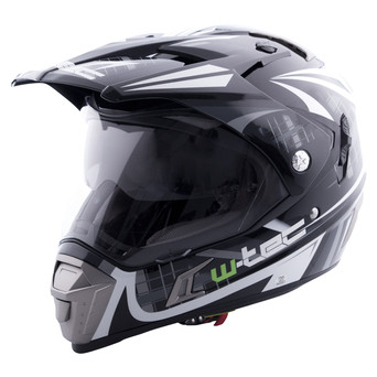 Мотоциклетний шолом W-TEC NK-311 enduro   BLENDA 2019 - розмір L(59-60) / чорно-сірий (5101-7L) фото №1