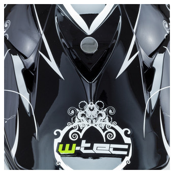 Молодіжний мотоциклетний шолом W-TEC V310 enduro - розмір XL (55-56) / чорний (8693-XL-3) фото №4