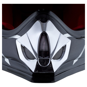 Молодіжний мотоциклетний шолом W-TEC V310 enduro - розмір XL (55-56) / чорний (8693-XL-3) фото №2
