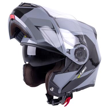 Мотоциклетний шолом W-TEC Vexamo - чорно-сірий / L (59-60) (8472-5-L) фото №2