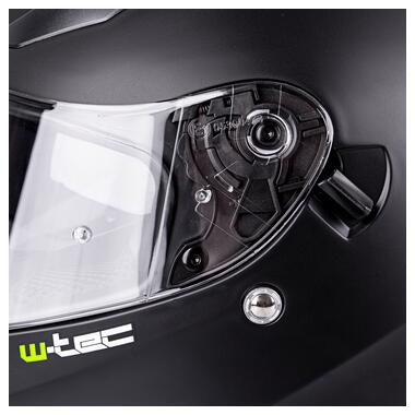 Мотоциклетний шолом W-TEC Vintegra Solid - Матовий чорний / М (57-58) (17801-M-1) фото №5
