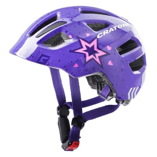 Дитячий велосипедний шолом Cratoni Maxster Stars SM (51-56 см) фото №1