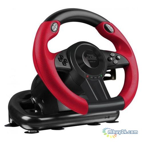 Руль Speed Link Trailblazer Racing Wheel (SL-450500-BK) Black/Red USB фото №1