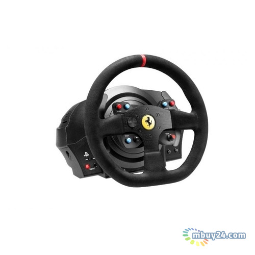 Дротове кермо Thrustmaster T300 Ferrari Integral RW Alcantara edition PC/PS4/PS3 Black (4160652) фото №8
